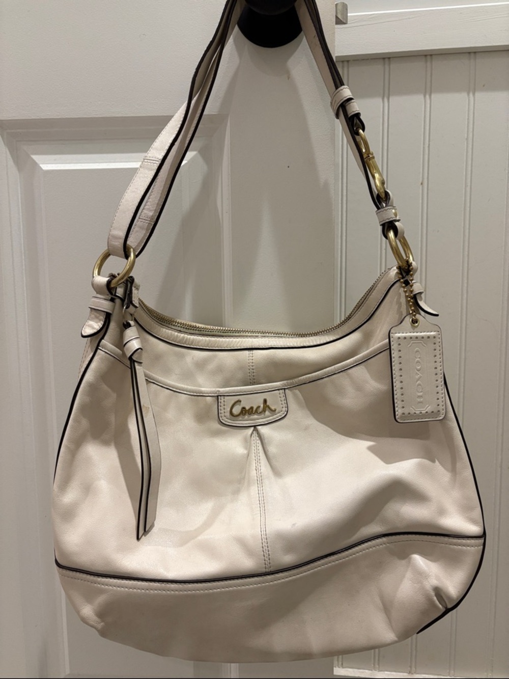 Coach Cream Shoulder Bag